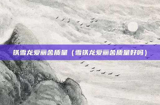 铁雪龙爱丽舍质量(雪铁龙爱丽舍质量好吗)