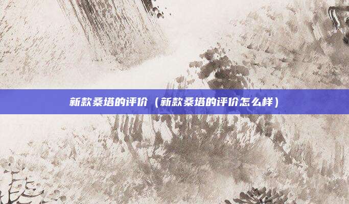 新款桑塔的评价(新款桑塔的评价怎么样)