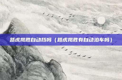 路虎揽胜自动挡吗(路虎揽胜有自动泊车吗)