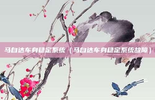 马自达车身稳定系统(马自达车身稳定系统故障)