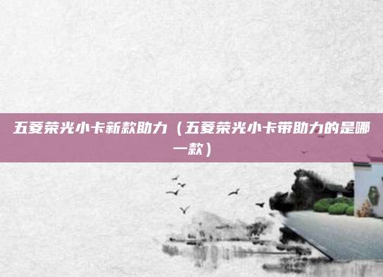 五菱荣光小卡新款助力(五菱荣光小卡带助力的是哪一款)