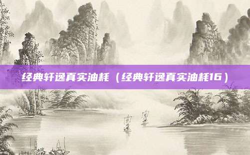 经典轩逸真实油耗（经典轩逸真实油耗16）