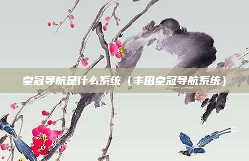 皇冠导航是什么系统(丰田皇冠导航系统)