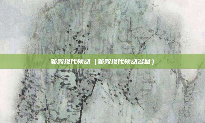 新款现代领动(新款现代领动名图)