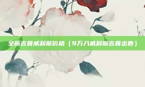 全新吉普威利斯价格(9万八威利斯吉普出售)
