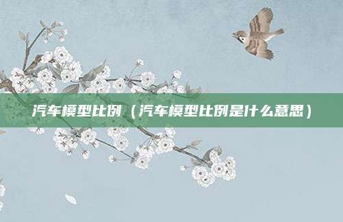 汽车模型比例(汽车模型比例是什么意思)