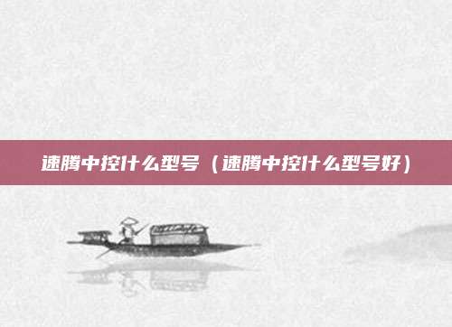 速腾中控什么型号(速腾中控什么型号好)