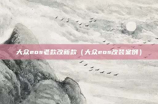 大众eos老款改新款(大众eos改装案例)