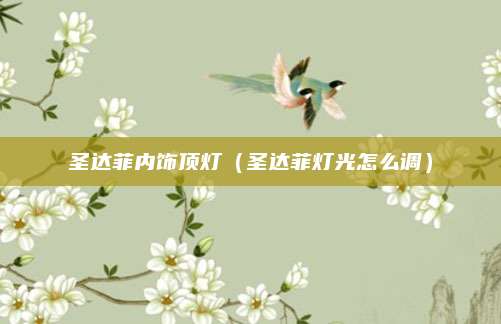 圣达菲内饰顶灯（圣达菲灯光怎么调）
