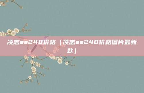 凌志es240价格(凌志es240价格图片最新款)