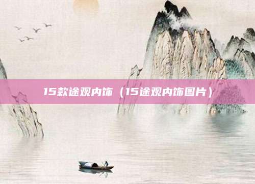 15款途观内饰(15途观内饰图片)