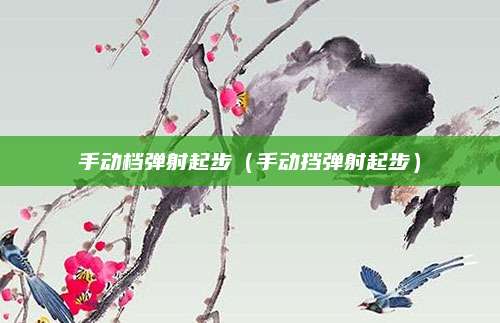 手动档弹射起步（手动挡弹射起步）