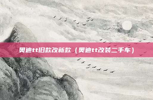 奥迪tt旧款改新款(奥迪tt改装二手车)