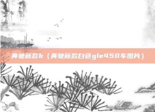 奔驰新款b(奔驰新款白色gle450车图片)