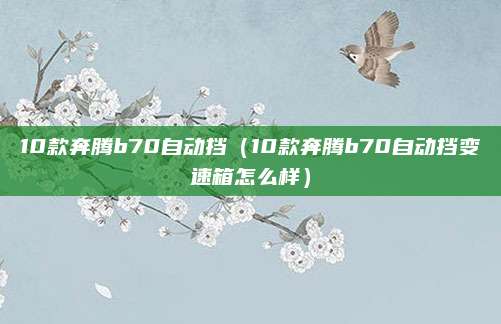 10款奔腾b70自动挡(10款奔腾b70自动挡变速箱怎么样)
