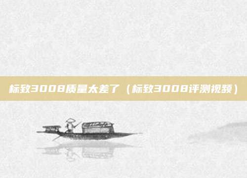 标致3008质量太差了(标致3008评测视频)