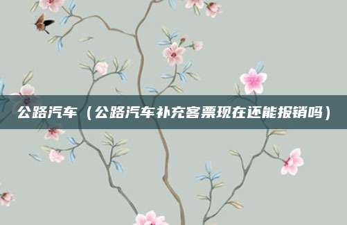公路汽车(公路汽车补充客票现在还能报销吗)