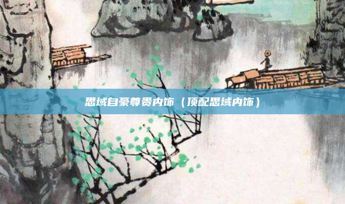 思域自豪尊贵内饰（顶配思域内饰）