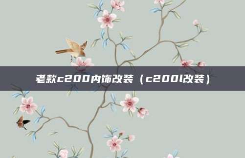 老款c200内饰改装(c200l改装)