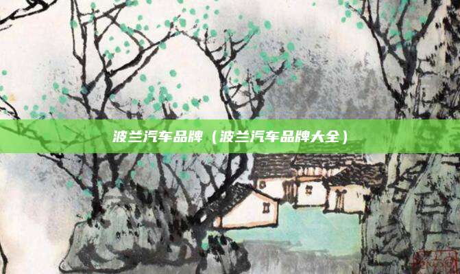 波兰汽车品牌(波兰汽车品牌大全)