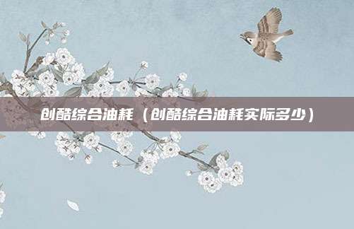 创酷综合油耗(创酷综合油耗实际多少)