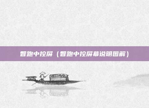 智跑中控屏(智跑中控屏幕说明图解)