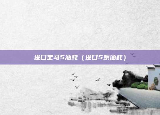 进口宝马5油耗(进口5系油耗)