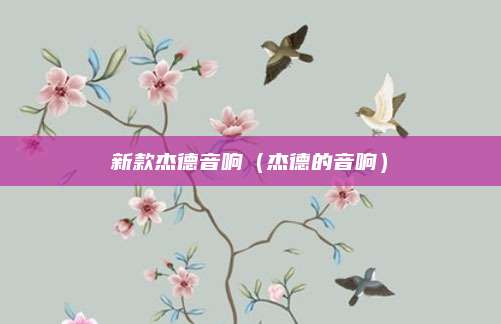 新款杰德音响(杰德的音响)
