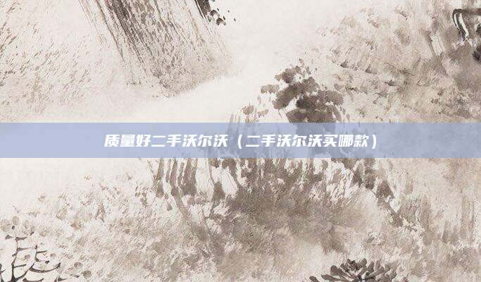 质量好二手沃尔沃（二手沃尔沃买哪款）