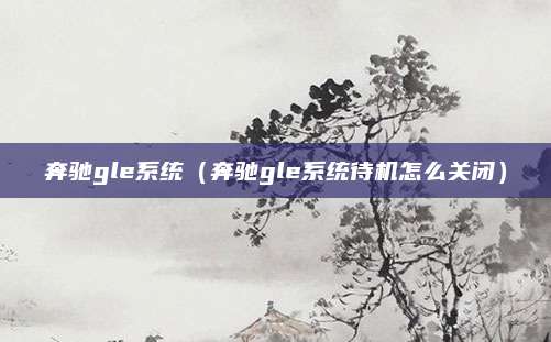 奔驰gle系统(奔驰gle系统待机怎么关闭)