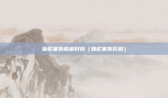 捷尼塞斯质量好吗(捷尼塞斯价格)