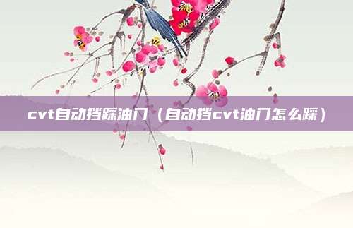 cvt自动挡踩油门(自动挡cvt油门怎么踩)