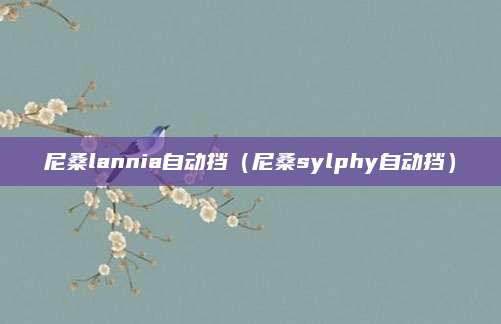 尼桑lannia自动挡(尼桑sylphy自动挡)