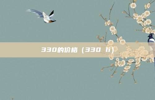 330的价格(330 li)